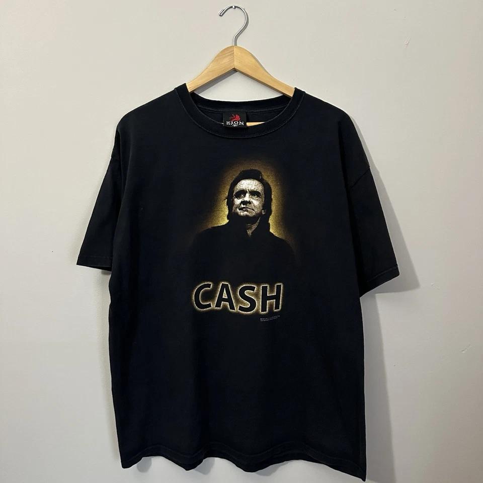 Vintage Y2K Johnny Cash Zion Rootswear Double Sided T Shirt Size XXL XL
Vintage Y2K Johnny Cash Zion Rootswear Double Sided T Shirt Size XXL XL