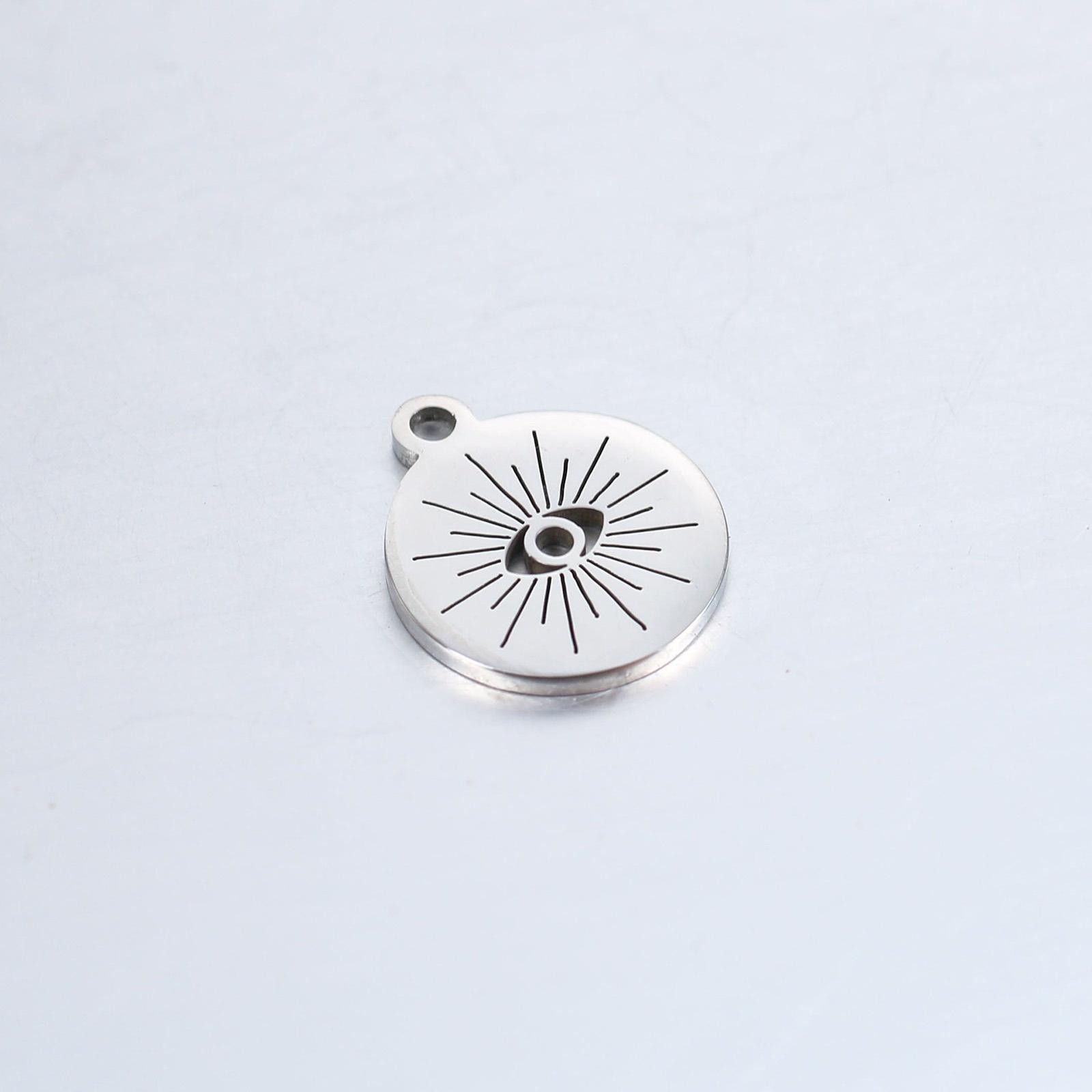 1 Piece 304 Stainless Steel Religious Round Eye Of Providence Charms Pendants For Diy Jewelry Necklace Bracelet Making Findings
1 Piece 304 Stainless Steel Religious Round Eye Of Providence Charms Pendants For Diy Jewelry Necklace Bracelet Making Findings