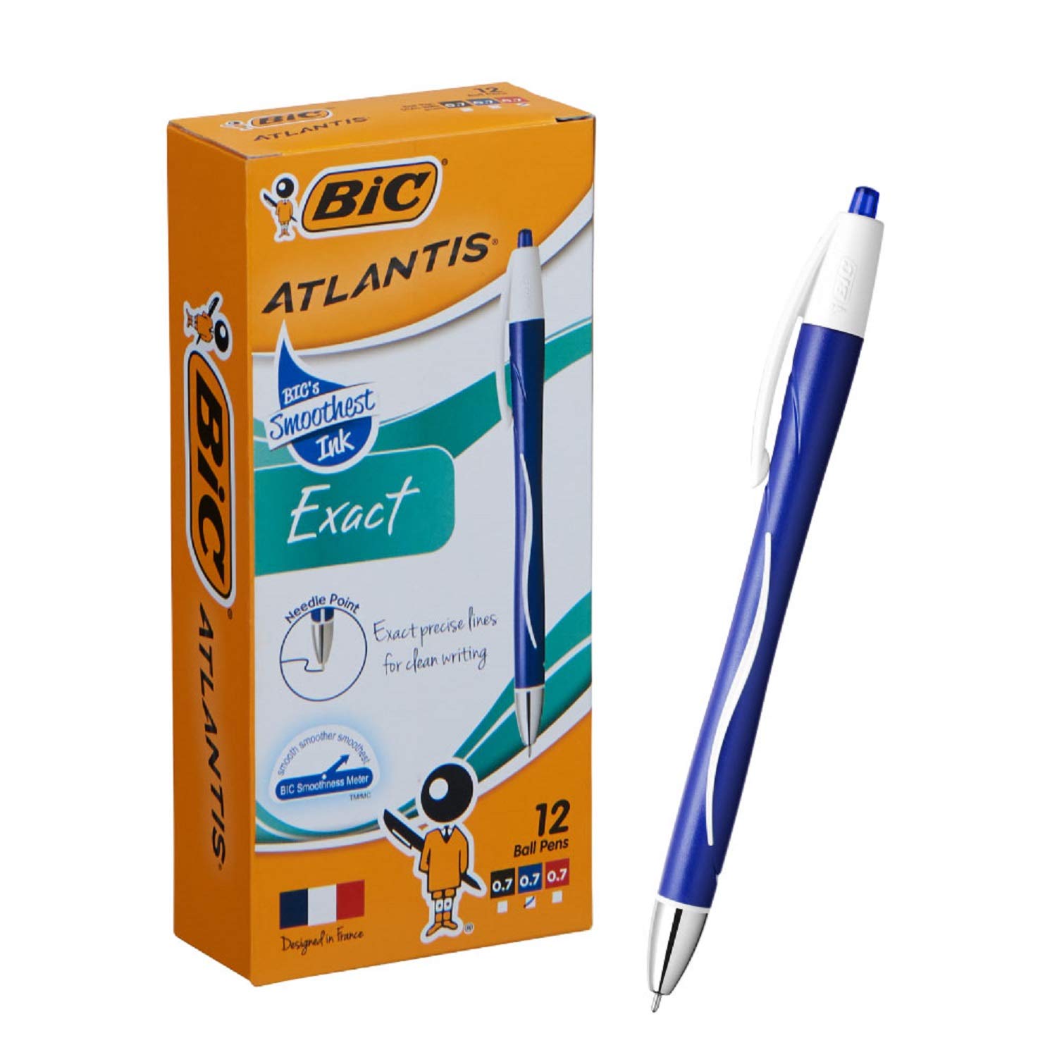 Шариковая ручка Bic Atlantis EX синяя 12 шт. ATX07BLUBX12 на масляной основе 0,7
Шариковая ручка Bic Atlantis EX синяя 12 шт. ATX07BLUBX12 на масляной основе 0,7