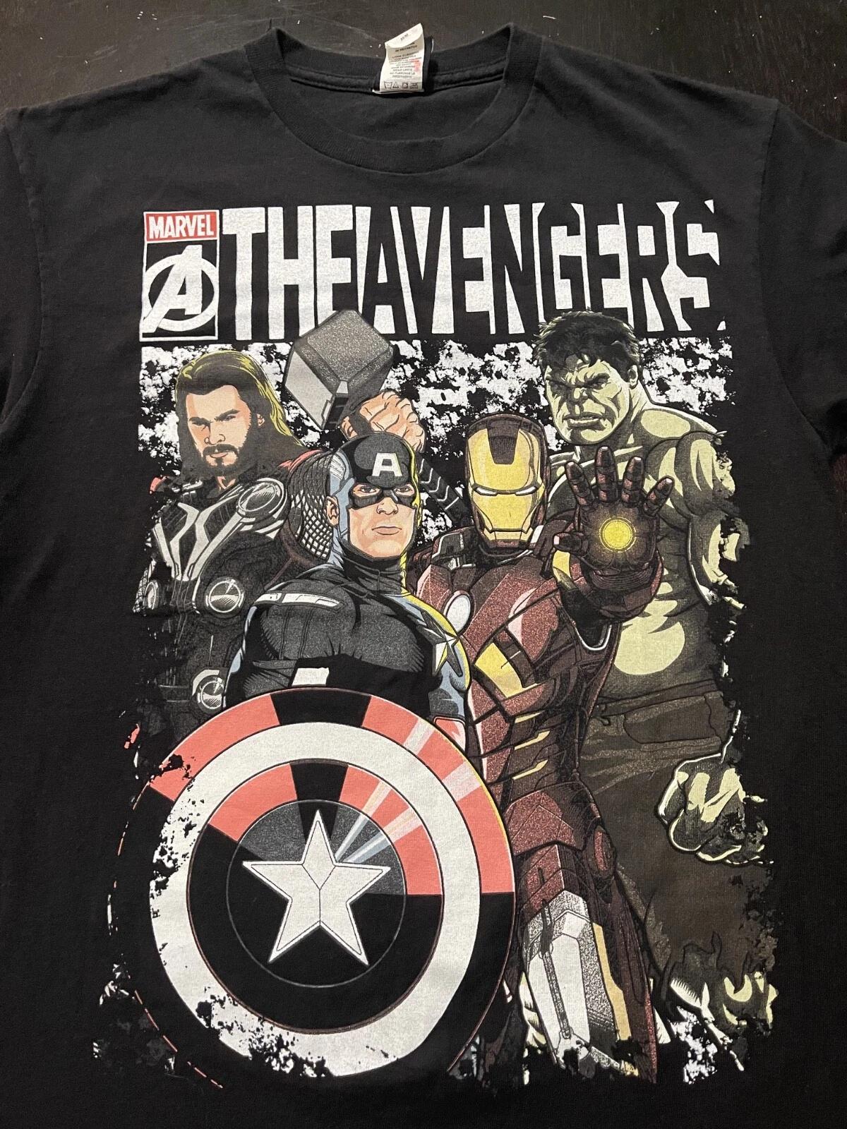 Marvel Avengers 2012 Mad Engine 100% Cotton T-shirt Mens Tees Top, Black, Size: Medium 3XL
Marvel Avengers 2012 Mad Engine 100% Cotton T-shirt Mens Tees Top, Black, Size: Medium 3XL