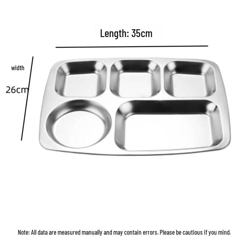 Jiakangming 304 Stainless Steel Divided Lunch Plate
Jiakangming 304 Stainless Steel Divided Lunch Plate