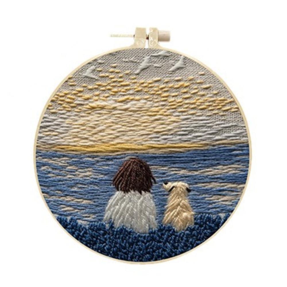 1 набор Серия Девочка и Собака Набор материалов для вышивания крестом для начинающих, Легкий учебник и инструменты, Материал для рукоделия 20cm
1 набор Серия Девочка и Собака Набор материалов для вышивания крестом для начинающих, Легкий учебник и инструменты, Материал для рукоделия 20cm