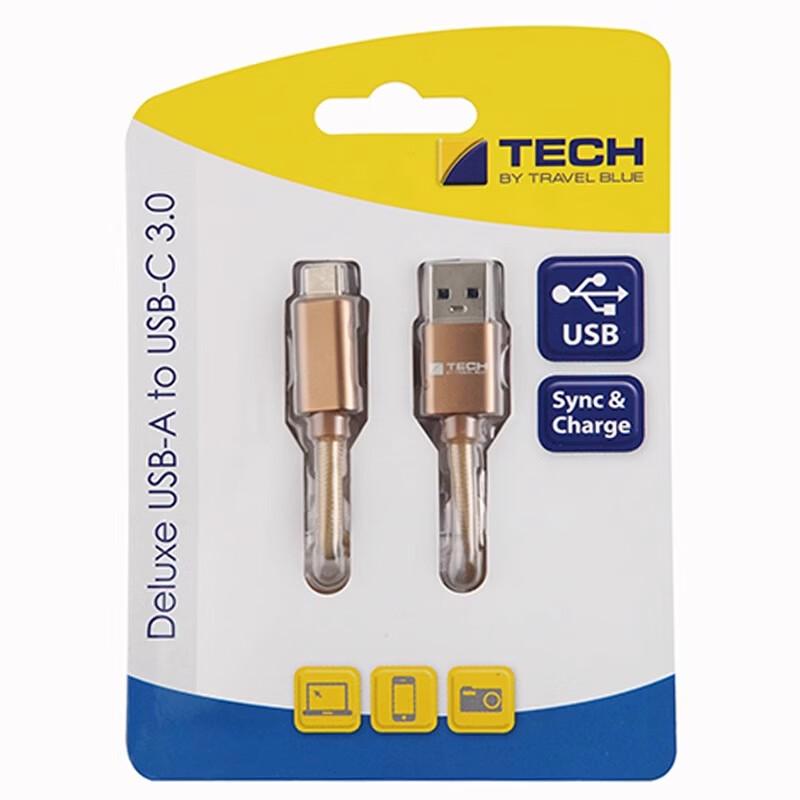 Travel Blue USB-A to USB-C Fast Charge Cable
Travel Blue USB-A to USB-C Fast Charge Cable