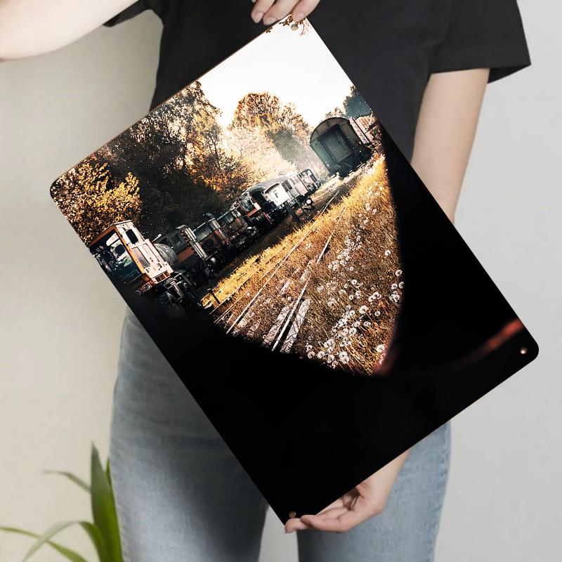Vintage Railway Landscape Metal Wall Art Home Decor for Living Room Study Bedroom 20x30cm(7.8x11.8inch)
Vintage Railway Landscape Metal Wall Art Home Decor for Living Room Study Bedroom 20x30cm(7.8x11.8inch)
