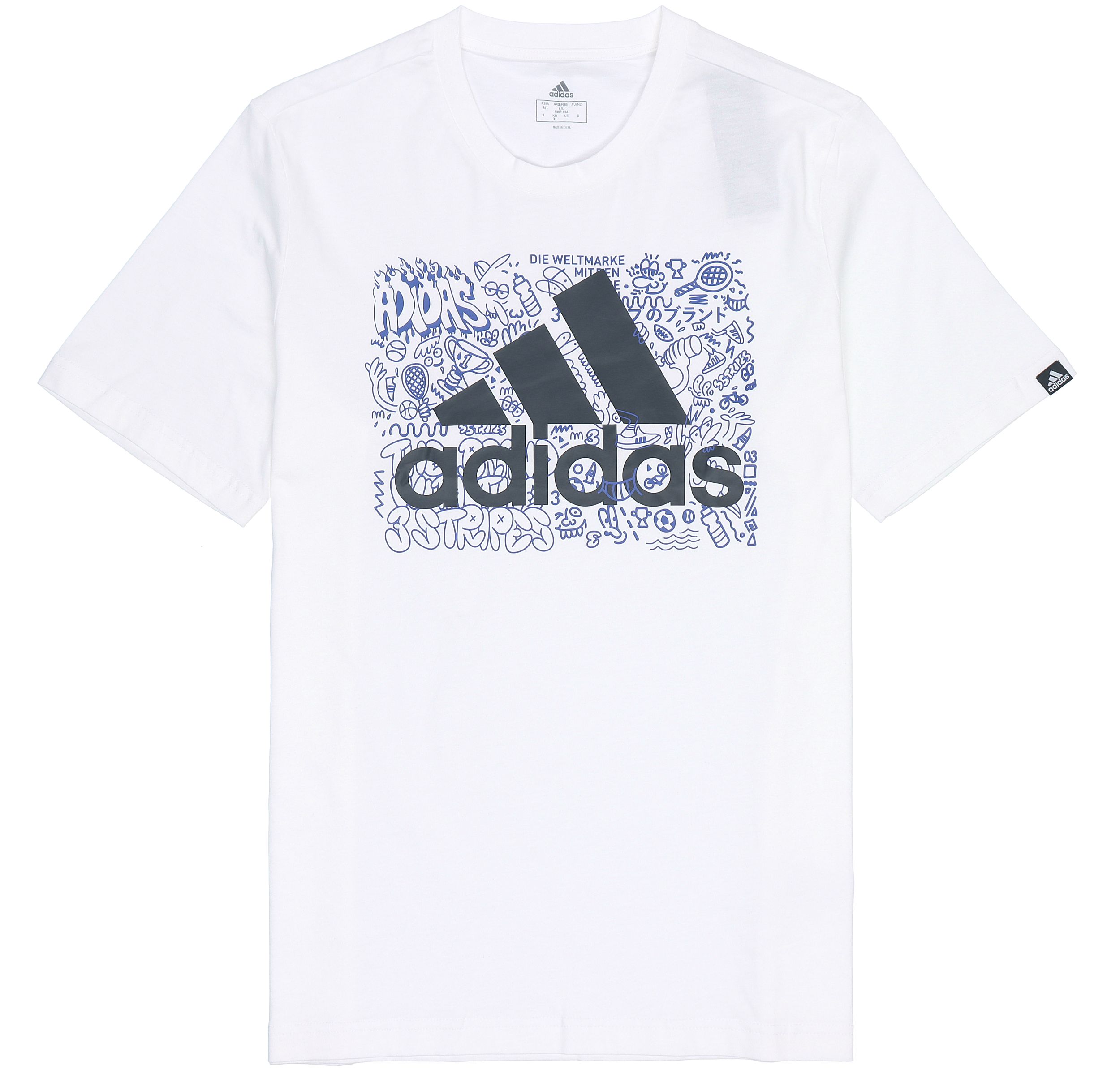 Adidas T Shirts Men s White Crew Neck Moderate Straight Fit GS4001 XXL
Adidas T Shirts Men s White Crew Neck Moderate Straight Fit GS4001 XXL