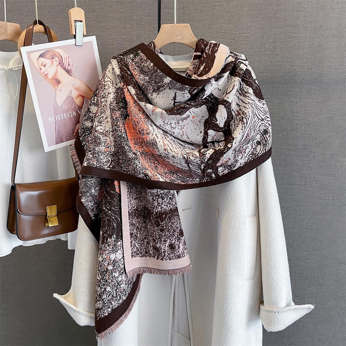 Autumn/Winter Warm Scarf 185*65cm Fashion Print Tassel Shawl Women s Imitation Cashmere Thick Scarf Warps Coldproof Blanket
Autumn/Winter Warm Scarf 185*65cm Fashion Print Tassel Shawl Women s Imitation Cashmere Thick Scarf Warps Coldproof Blanket