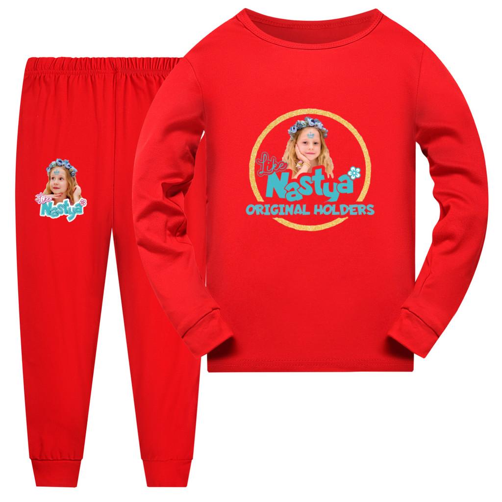 5555 Kids Girls Nastya Print Long Sleeves T-shirt Pants Pajamas Sleepwear Sleeping Sets 130cm червоний
5555 Kids Girls Nastya Print Long Sleeves T-shirt Pants Pajamas Sleepwear Sleeping Sets 130cm червоний
