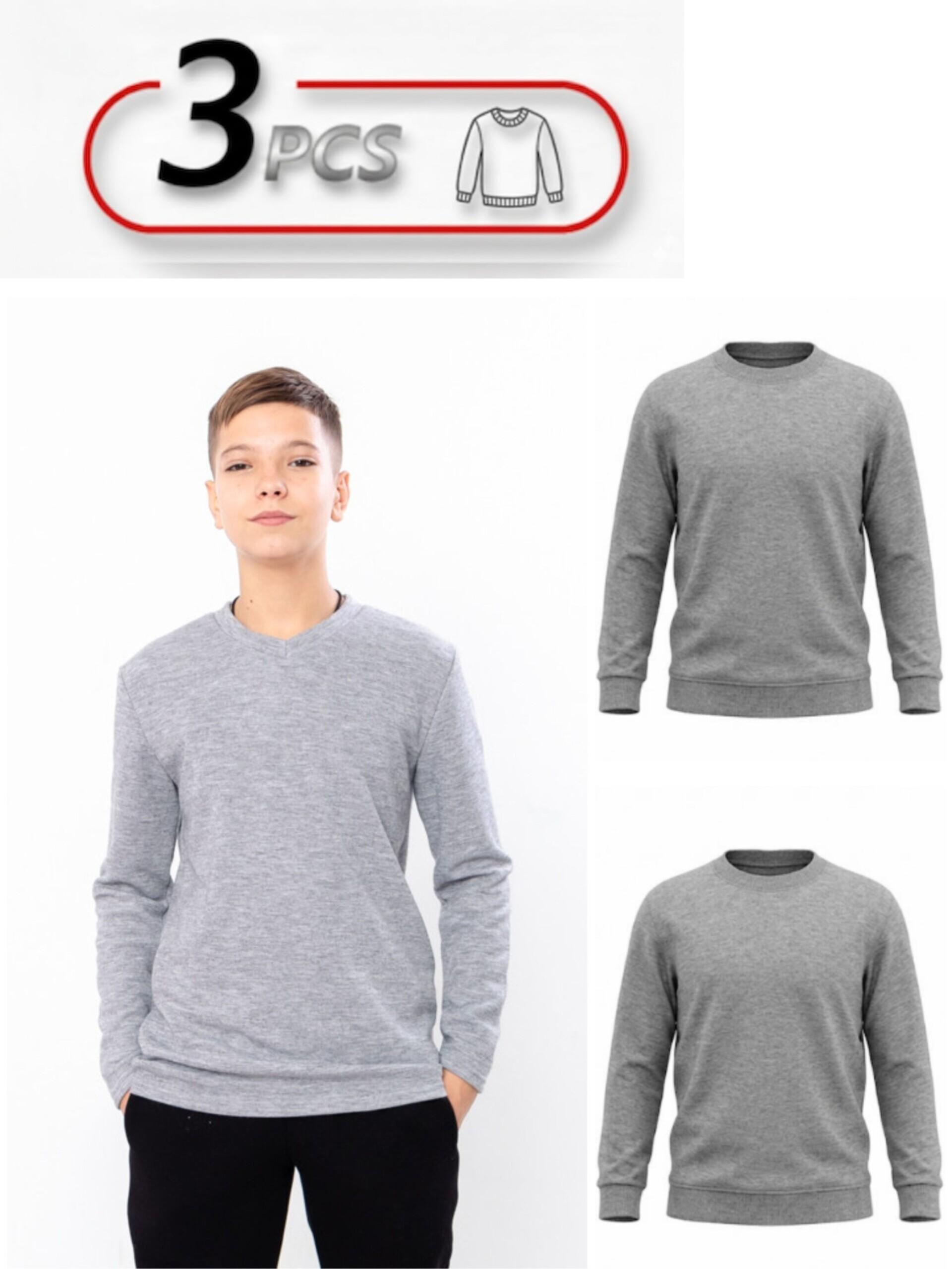 Set of 3 Boys Angora Sweaters - Warm and Soft Knit Jumpers, Demi-season 6222-112-pak3 HC 110 лінкор сірий колір
Set of 3 Boys Angora Sweaters - Warm and Soft Knit Jumpers, Demi-season 6222-112-pak3 HC 110 лінкор сірий колір