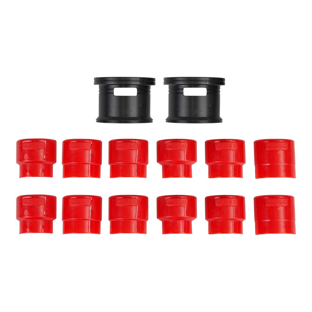 14PC Universal Motorcycle Bike Fork Seal Driver Tool Kit Fork Seal Installer Driver Set 35-50MM
14PC Universal Motorcycle Bike Fork Seal Driver Tool Kit Fork Seal Installer Driver Set 35-50MM