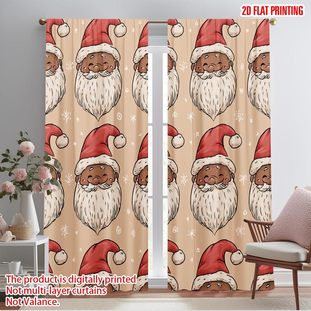 2pcs,2D plane printing Popular Curtains Black Santa Claus1 Polyester Fabric (without rod) Festive Perfect for Living Room, 52.50×116.00 CM 2pcs
2pcs,2D plane printing Popular Curtains Black Santa Claus1 Polyester Fabric (without rod) Festive Perfect for Living Room, 52.50×116.00 CM 2pcs