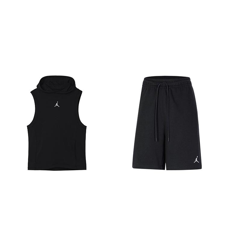 Jordan Retro Letter Logo Print Quick-Dry Knitted Sleeveless Tie Mid-Waist Shorts Casual Sports Set Unisex sets Black DZ0572-010+-FQ4535-010
Jordan Retro Letter Logo Print Quick-Dry Knitted Sleeveless Tie Mid-Waist Shorts Casual Sports Set Unisex sets Black DZ0572-010+-FQ4535-010