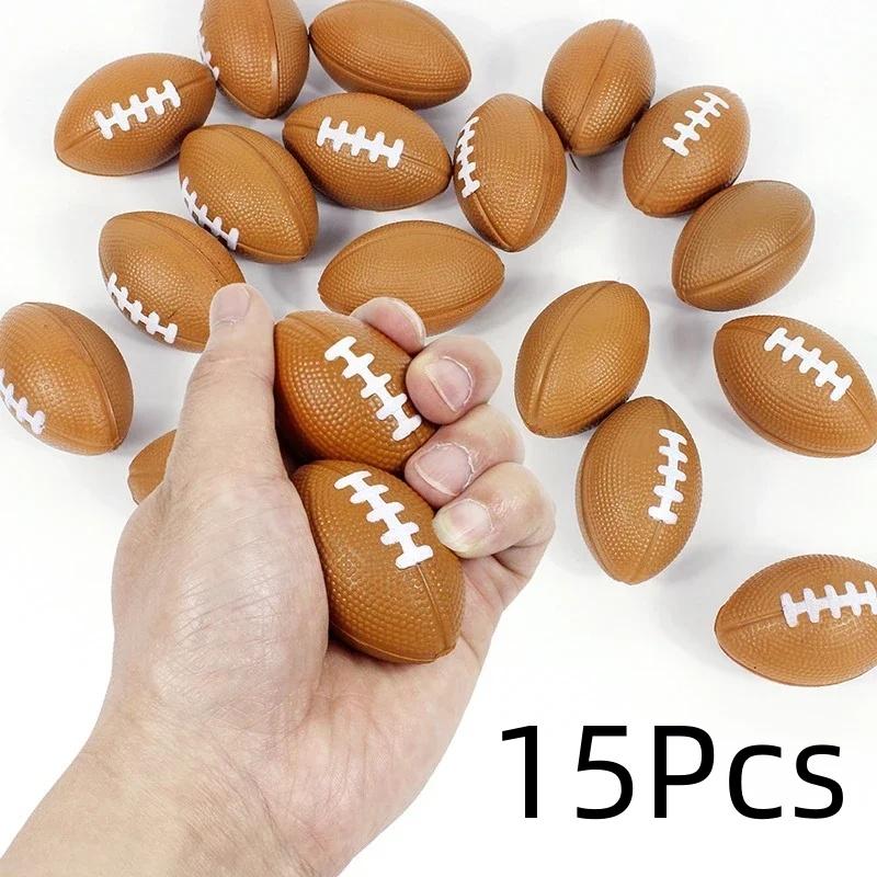 15Pcs Small Pu Rugby Party Plaything Small Foam Press Sports Ball To Relieve Stress Anxiety School Classroom Reward Party Gift
15Pcs Small Pu Rugby Party Plaything Small Foam Press Sports Ball To Relieve Stress Anxiety School Classroom Reward Party Gift
