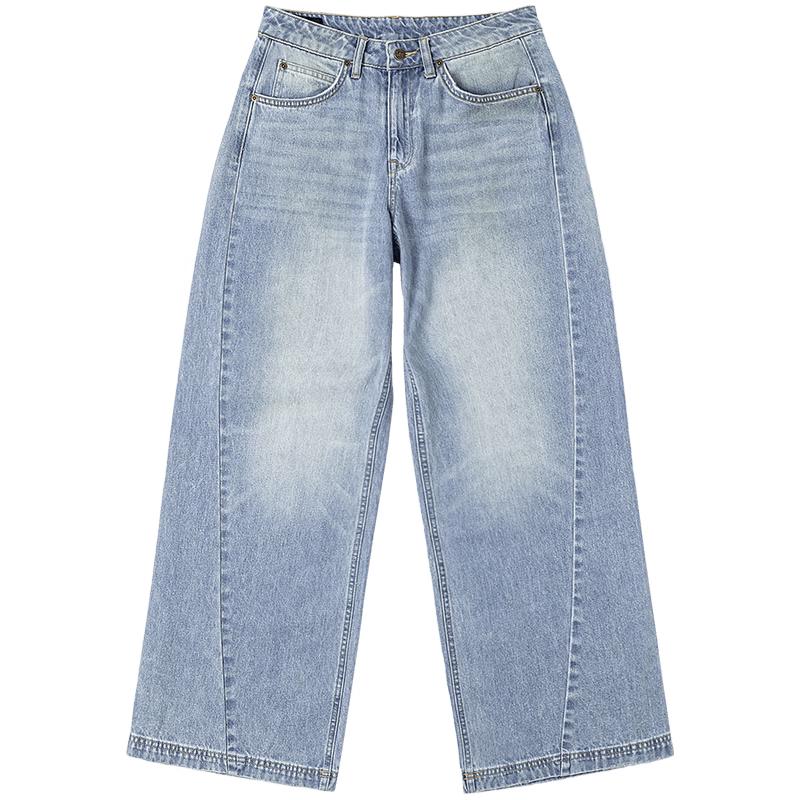 Lee Women s Light Blue Loose Fit Wide-Leg Jeans 27
Lee Women s Light Blue Loose Fit Wide-Leg Jeans 27