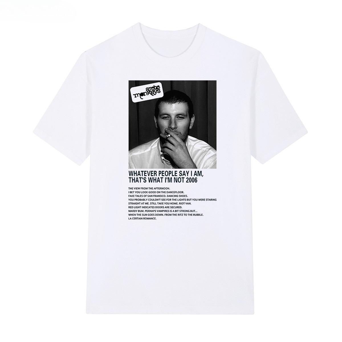 Arctic Monkeys Band s Rock 2006 Retro Nostalgic Short-sleeved T-shirt for Men and Women (poster) 2XL
Arctic Monkeys Band s Rock 2006 Retro Nostalgic Short-sleeved T-shirt for Men and Women (poster) 2XL