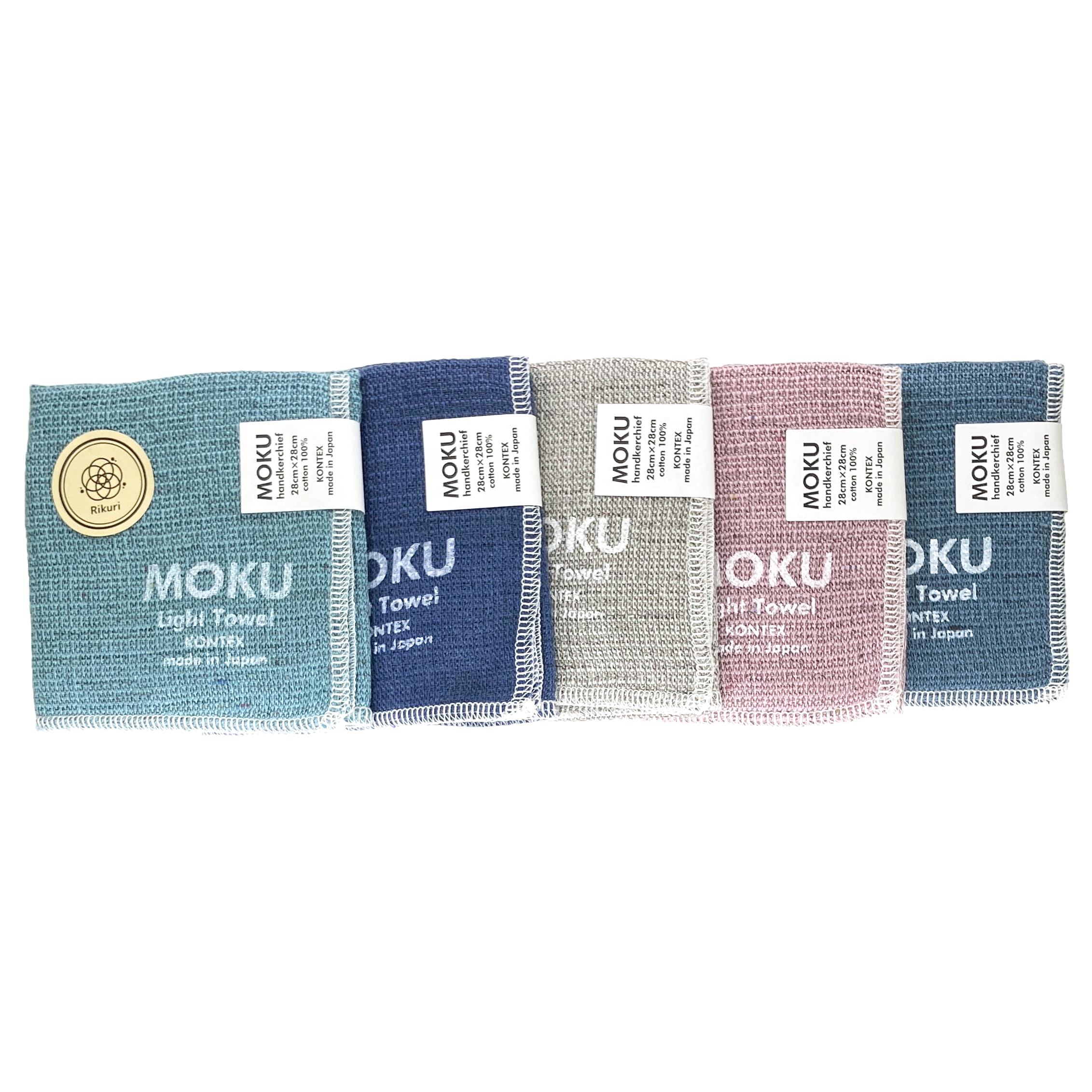 Rikuri MOKU Handkerchiefs, 5-Piece Set, Thin, Quick-Drying, Stylish, and Absorbent, Perfect for Gifts and Thank You Gifts (Ash)
Rikuri MOKU Handkerchiefs, 5-Piece Set, Thin, Quick-Drying, Stylish, and Absorbent, Perfect for Gifts and Thank You Gifts (Ash)