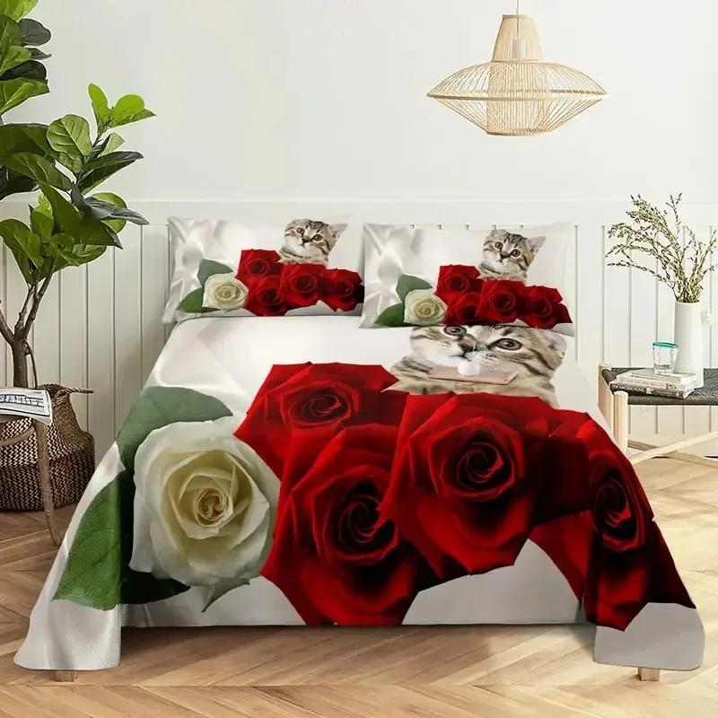 Top Red Rose Floral Bedding Set King Queen Microfiber Flower Print Duvet Cover Romantic Valentine S Day Bedroom Decor 70x133cm 2pcs
Top Red Rose Floral Bedding Set King Queen Microfiber Flower Print Duvet Cover Romantic Valentine S Day Bedroom Decor 70x133cm 2pcs