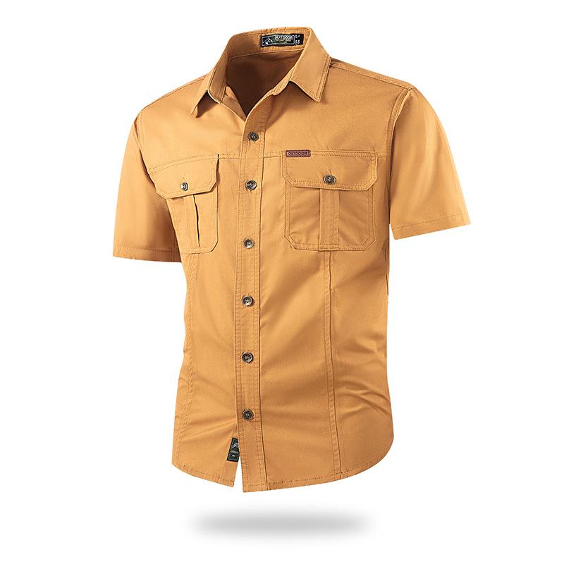 Short-sleeved cotton shirt men s large-size tooling outdoor loose casual versatile shirt (domestic double-size standard) M оранжевый
Short-sleeved cotton shirt men s large-size tooling outdoor loose casual versatile shirt (domestic double-size standard) M оранжевый