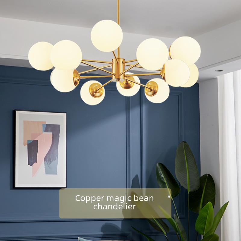 Nordic Copper Chandelier: Minimalist LED Glass Light for Living Room, Dining Room, or Bedroom. No Bulb Included
Nordic Copper Chandelier: Minimalist LED Glass Light for Living Room, Dining Room, or Bedroom. No Bulb Included