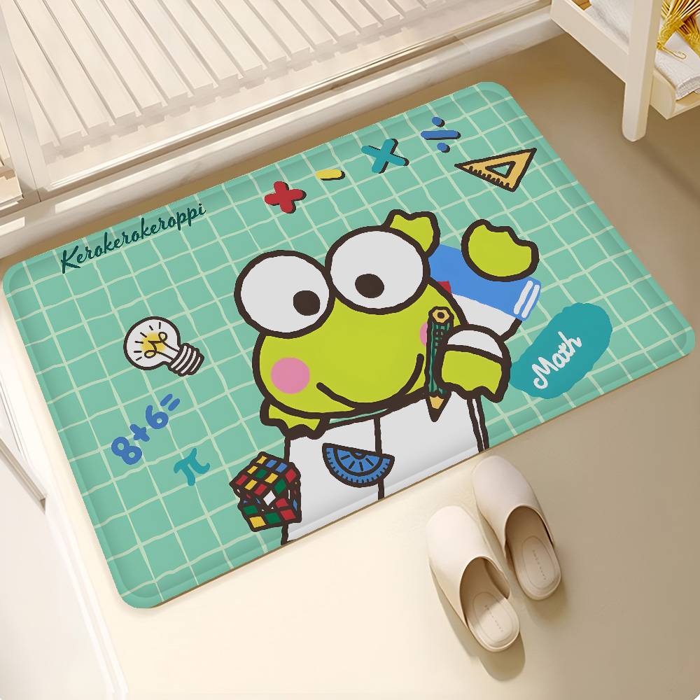 Anime Kero Kero Keroppi Door Mat Washable Non-Slip Living Room Sofa Chairs Area Mat Kitchen Doormat Area Rug 40x60cm
Anime Kero Kero Keroppi Door Mat Washable Non-Slip Living Room Sofa Chairs Area Mat Kitchen Doormat Area Rug 40x60cm