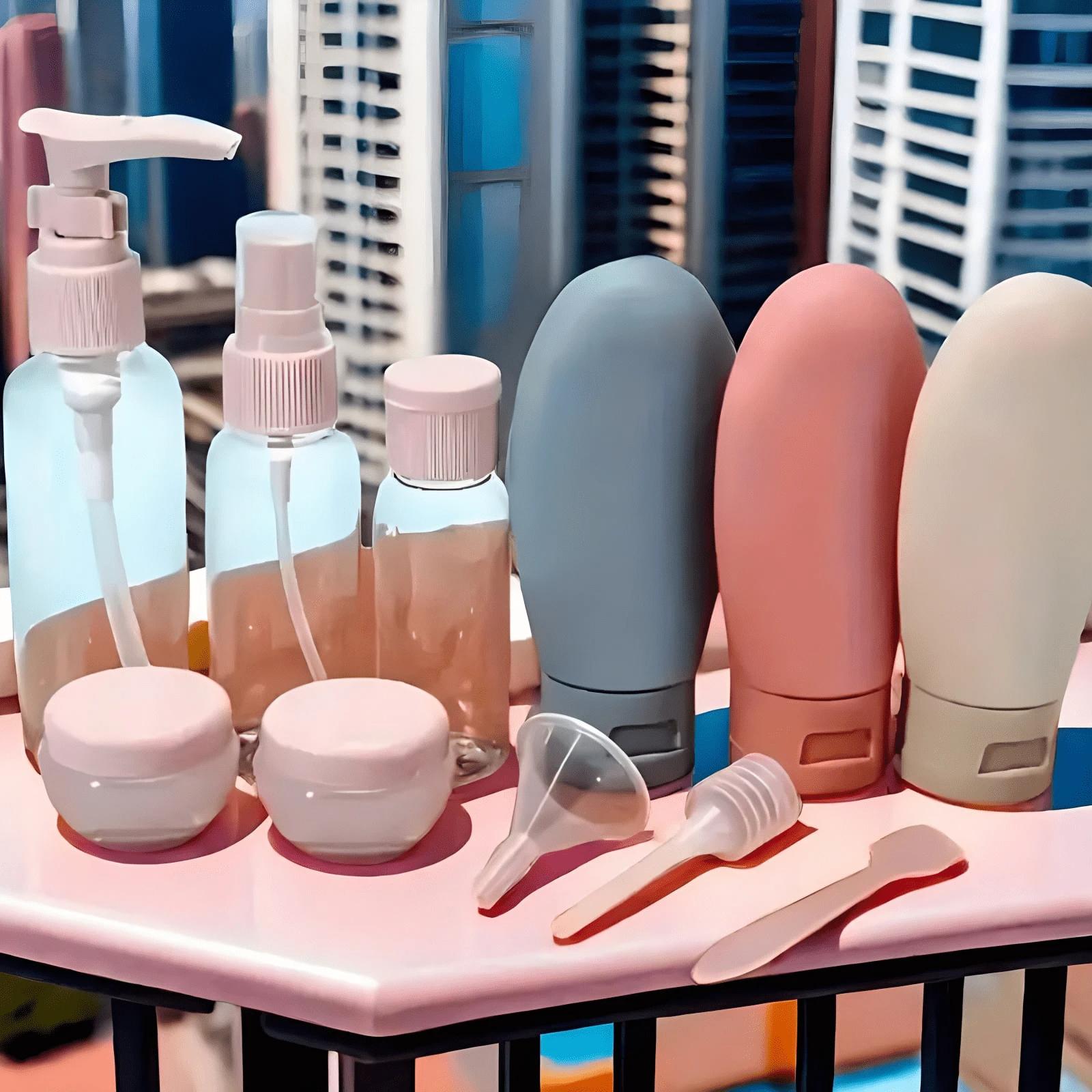 11Pcs/set Travel Bottles Set With Storage Bag Travel Size Empty Liquid Cream Lotion Containers Mist Spray Bottle Squeeze Tube
11Pcs/set Travel Bottles Set With Storage Bag Travel Size Empty Liquid Cream Lotion Containers Mist Spray Bottle Squeeze Tube