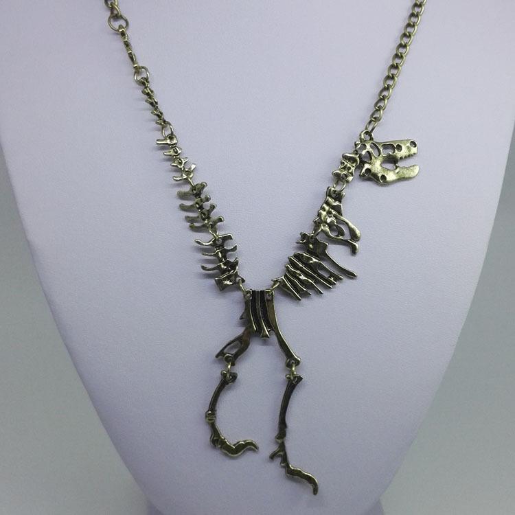 Adjustable European & American Style Exaggerated Dinosaur Skeleton Alloy Necklace
Adjustable European & American Style Exaggerated Dinosaur Skeleton Alloy Necklace