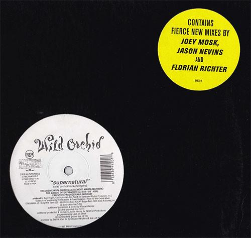12inch Record WILD ORCHID - Supernatural 07863649201 RCA 1997 US Dance & Electronica Used
12inch Record WILD ORCHID - Supernatural 07863649201 RCA 1997 US Dance & Electronica Used