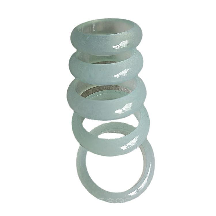 Green Jade Unisex Ice Bean Ring Ornament
Green Jade Unisex Ice Bean Ring Ornament