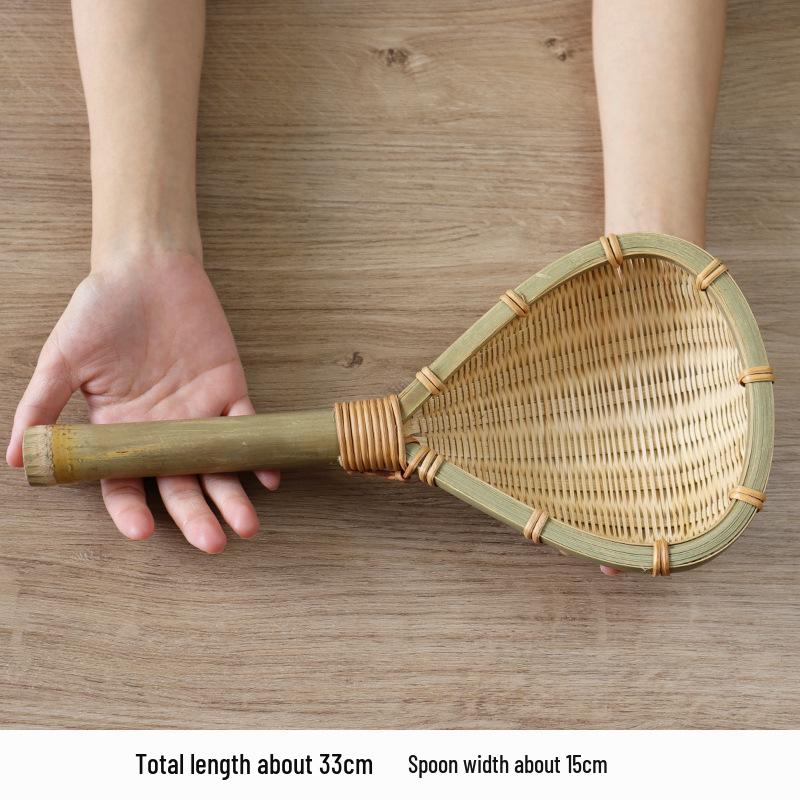 Handmade Bamboo Woven Colander & Sieve Set for Kitchen – Includes Draining Basket, Rice Washing Basket, Spoon, and Ladle
Handmade Bamboo Woven Colander & Sieve Set for Kitchen – Includes Draining Basket, Rice Washing Basket, Spoon, and Ladle