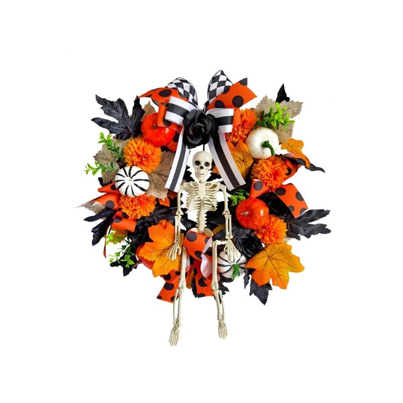 Realistic Faux Maple Leaf Pumpkins Skull Branch Wreath Durability Waterproof Halloween Autumn Home Outdoor Decors 1
Realistic Faux Maple Leaf Pumpkins Skull Branch Wreath Durability Waterproof Halloween Autumn Home Outdoor Decors 1