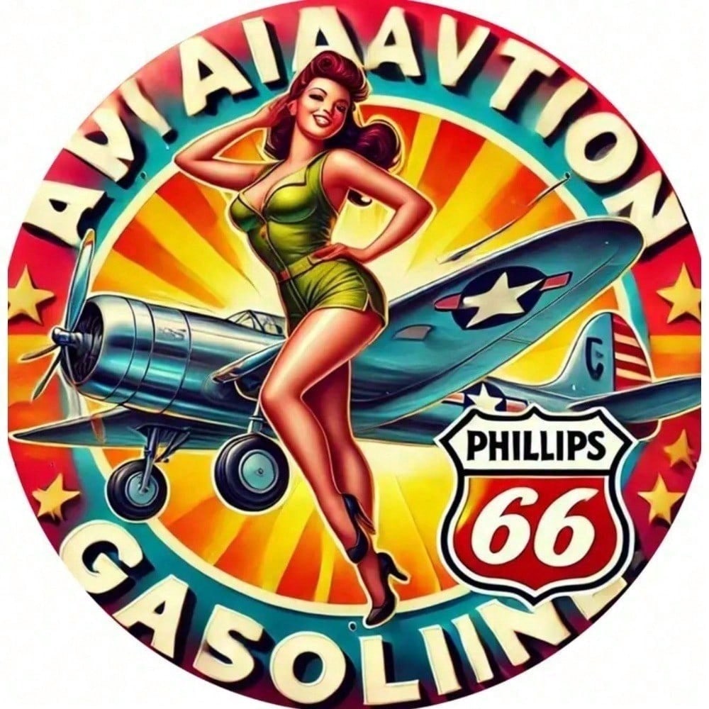 Vintage Round Metal Tin Sign Phillips 66 Gas Oil Plate Retro Wall Decor Bar Garage Man Cave Art Indoor Outdoor різнокольоровий
Vintage Round Metal Tin Sign Phillips 66 Gas Oil Plate Retro Wall Decor Bar Garage Man Cave Art Indoor Outdoor різнокольоровий