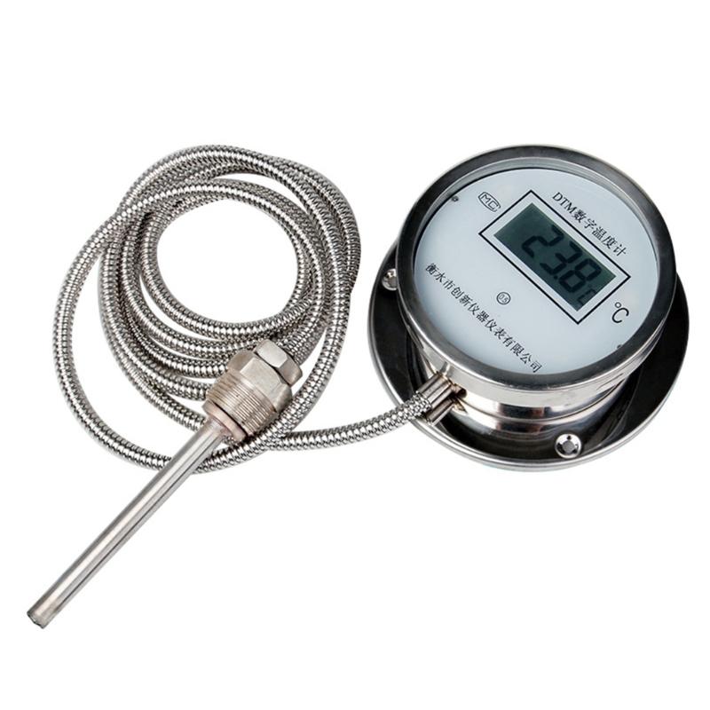 Industrial Digital Temperature Gauges Threaded Probes System Heat Resistant Digital Thermometers Suitable for Boiler Line 3 Meters
Industrial Digital Temperature Gauges Threaded Probes System Heat Resistant Digital Thermometers Suitable for Boiler Line 3 Meters
