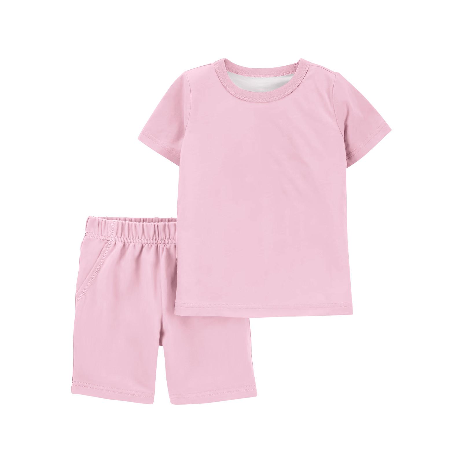 Дитячий повсякденний милий піжамний комплект із милим принтом 150 рожевий
Дитячий повсякденний милий піжамний комплект із милим принтом 150 рожевий