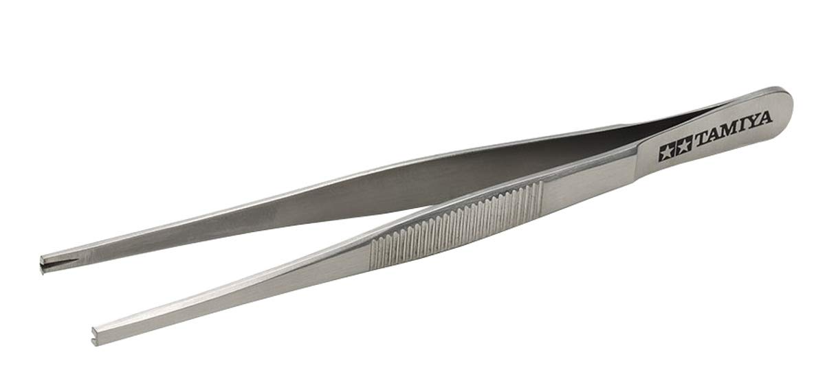 TAMIYA Craft Tool Series Precision Tweezers Plastic Model Tool 74155 No.155 (Claw Type)
TAMIYA Craft Tool Series Precision Tweezers Plastic Model Tool 74155 No.155 (Claw Type)