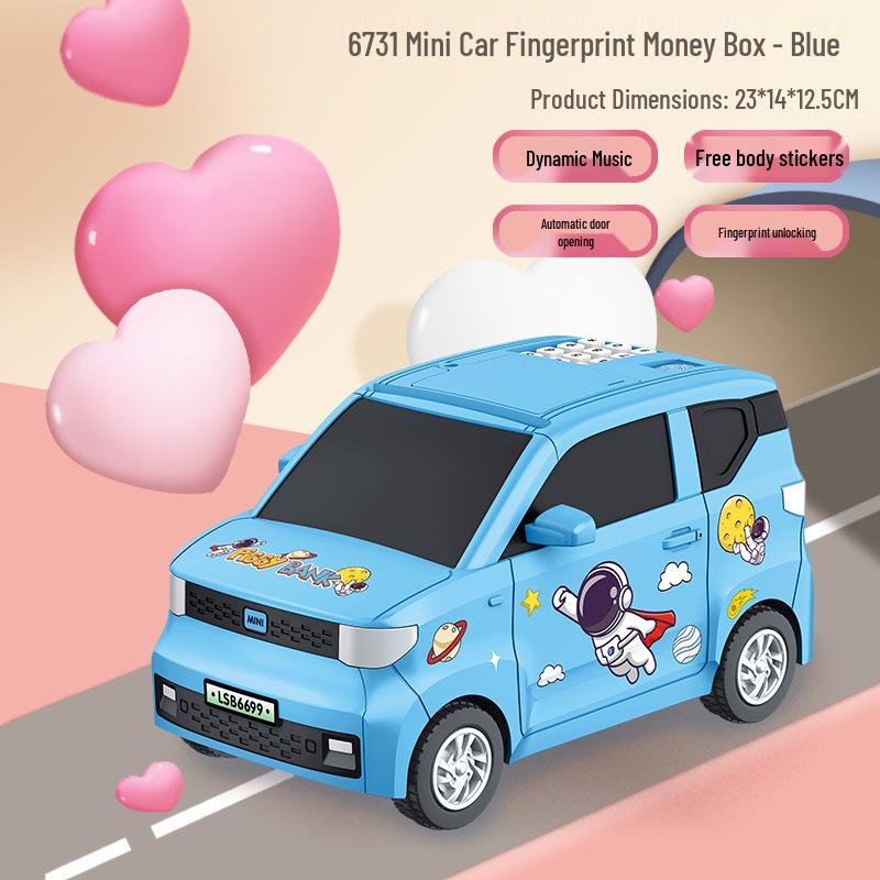 Children s Fingerprint ATM Money Bank Car Toy with Automatic Coin Rolling and Password Unlock
Children s Fingerprint ATM Money Bank Car Toy with Automatic Coin Rolling and Password Unlock