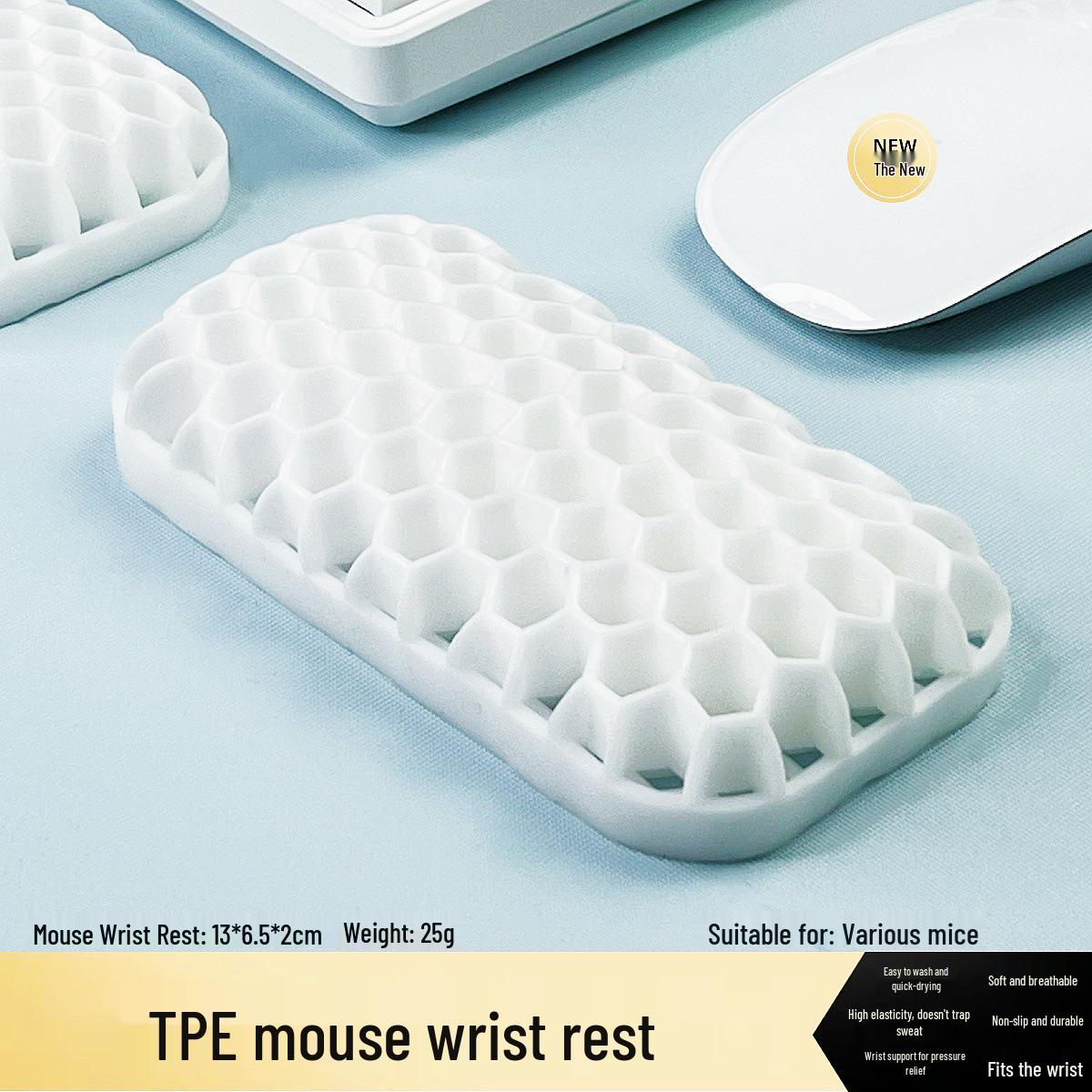 New TPE Honeycomb Keyboard & Mouse Wrist Rest - Non-Slip, Breathable, Soft, Durable Office Support
New TPE Honeycomb Keyboard & Mouse Wrist Rest - Non-Slip, Breathable, Soft, Durable Office Support