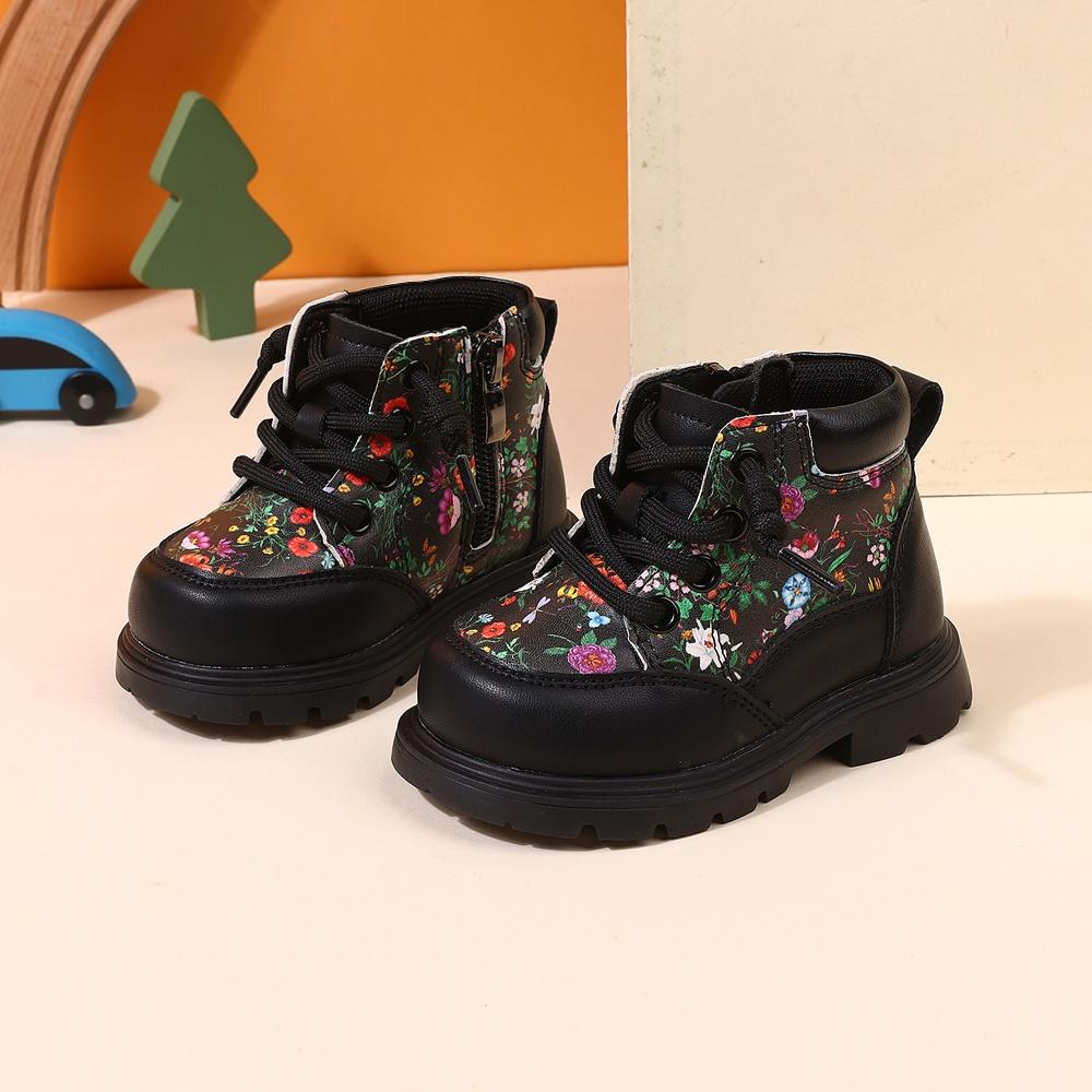 Autumn Baby Boots For Girls Leather Flower Ankle Boots Rubber Sole Zip Side Non-slip Toddler Kids Boots 15-25 23 чорний
Autumn Baby Boots For Girls Leather Flower Ankle Boots Rubber Sole Zip Side Non-slip Toddler Kids Boots 15-25 23 чорний