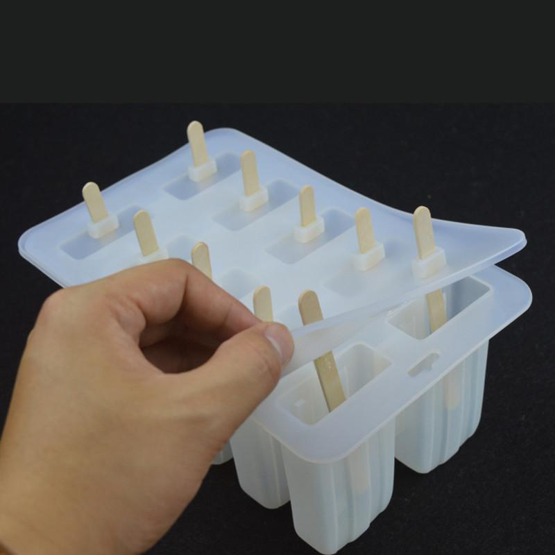 Морозильная камера для десертов, 4/10 ячеек, силиконовая форма для мороженого на палочке с крышкой, самодельный лоток для льда из фруктового сока на палочке
Морозильная камера для десертов, 4/10 ячеек, силиконовая форма для мороженого на палочке с крышкой, самодельный лоток для льда из фруктового сока на палочке