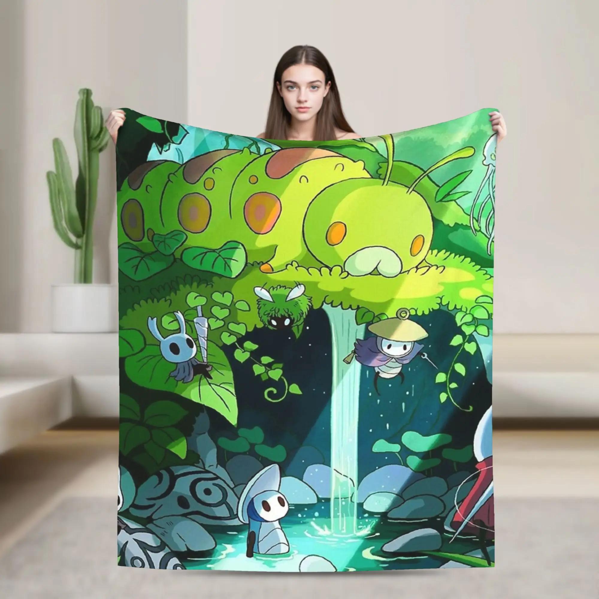 Hollow Knight Poster Blanket Soft Quality Bedding Throw for Kids Bedroom Autumn Novelty Bedspread 40x50inch 101x127cm
Hollow Knight Poster Blanket Soft Quality Bedding Throw for Kids Bedroom Autumn Novelty Bedspread 40x50inch 101x127cm