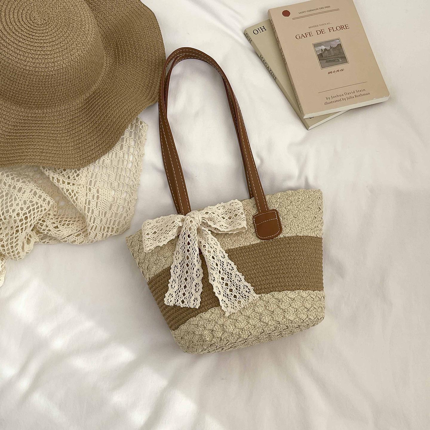 Summer Straw Woven Shoulder Bags for Women Large Capacity Ladies Travel Vacati Seaside Tote Bag Simple Female Bucket Handbag бежевый
Summer Straw Woven Shoulder Bags for Women Large Capacity Ladies Travel Vacati Seaside Tote Bag Simple Female Bucket Handbag бежевый