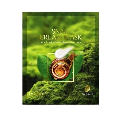 DEOPROCE SNAIL CREAM MASK Тканевая маска для лица с муцином улитки с кремовой пропиткой 25г
DEOPROCE SNAIL CREAM MASK Тканевая маска для лица с муцином улитки с кремовой пропиткой 25г