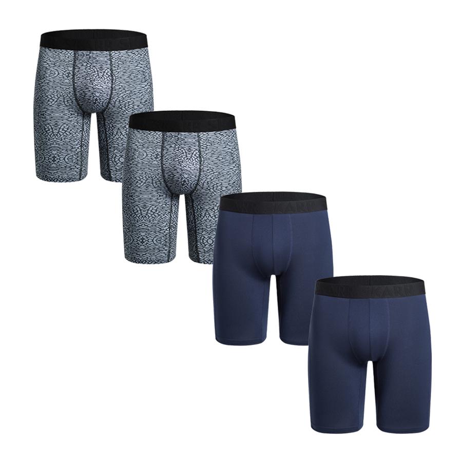 BONITOS 4Pcs Довгі чоловічі трусики боксери Комфортні труси з принтом Нижня білизна для чоловіків Однотонний L
BONITOS 4Pcs Довгі чоловічі трусики боксери Комфортні труси з принтом Нижня білизна для чоловіків Однотонний L