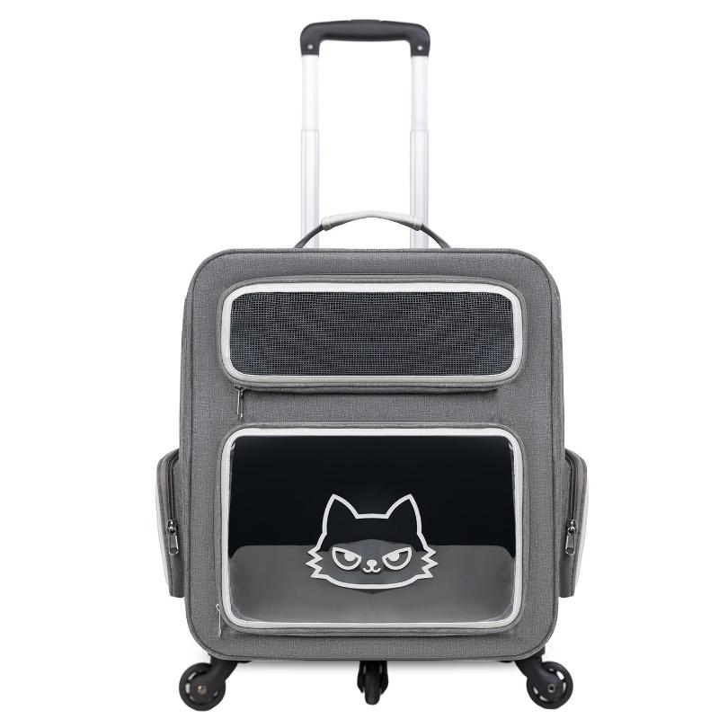 Folding Pet Bag Pet Backpack Carrier Breathable Air Box with Pull Rod Cat Dog Bag Travel Bag Large Capacity Pet Carrier Handbag 38X28X42CM білий
Folding Pet Bag Pet Backpack Carrier Breathable Air Box with Pull Rod Cat Dog Bag Travel Bag Large Capacity Pet Carrier Handbag 38X28X42CM білий