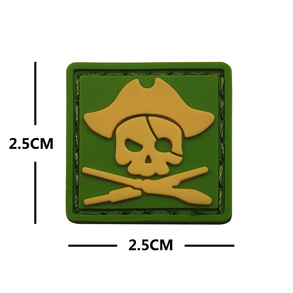 Glow-in-the-Dark Pirate Mini PVC Outdoor Patch - Sew-on Backpack Sticker
Glow-in-the-Dark Pirate Mini PVC Outdoor Patch - Sew-on Backpack Sticker