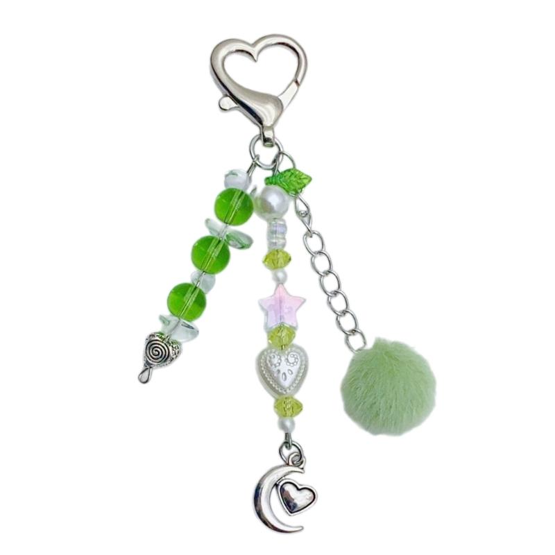 Lovely Macaron Pendant Stylish Moon Sturdy Wool Beaded Keychain Charm for Fashionable Girls and Trendy Accessories зелений
Lovely Macaron Pendant Stylish Moon Sturdy Wool Beaded Keychain Charm for Fashionable Girls and Trendy Accessories зелений