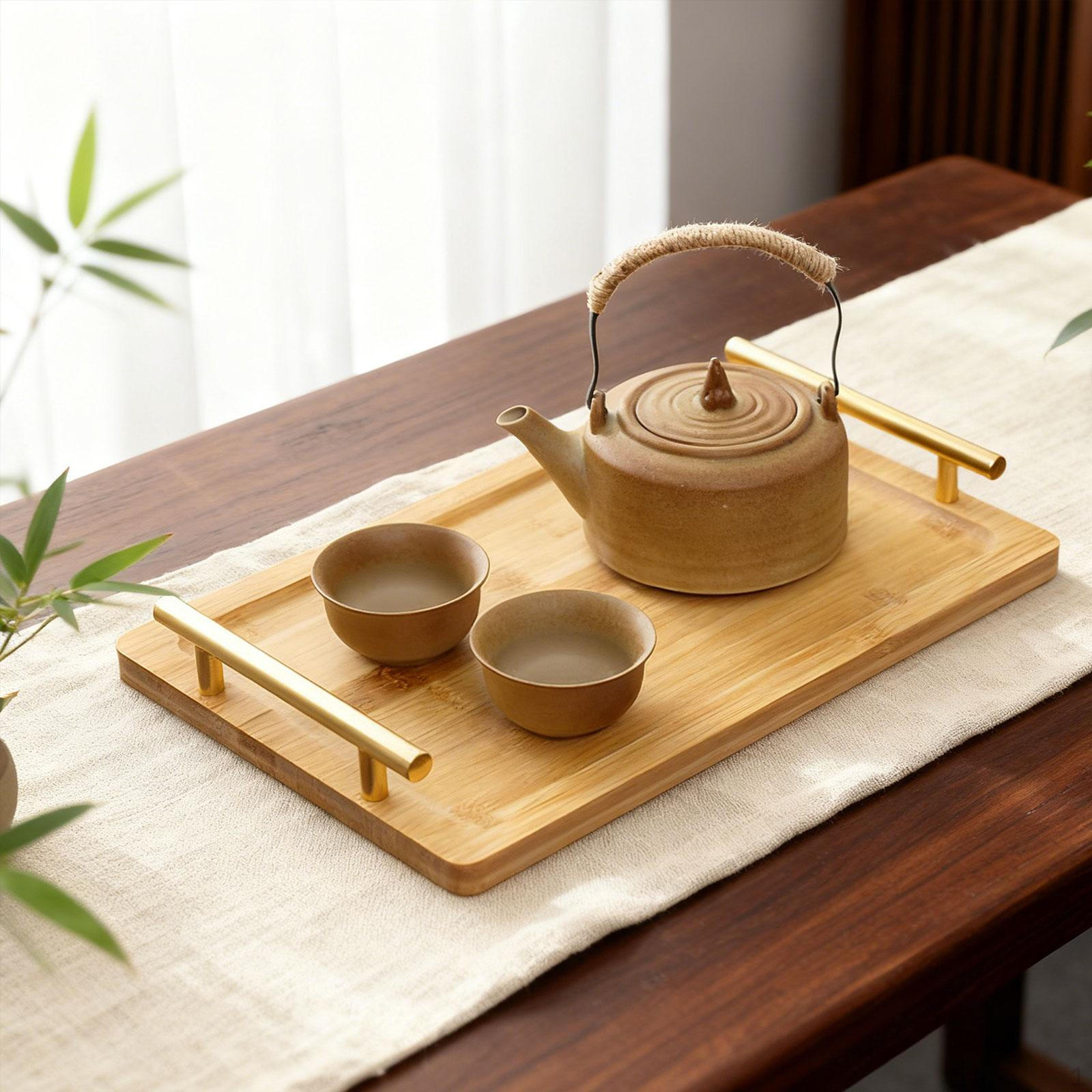 Rectangular Decorative Appetizer Serving Tray with Metal Handles, for Dinner And Desserts. M
Rectangular Decorative Appetizer Serving Tray with Metal Handles, for Dinner And Desserts. M
