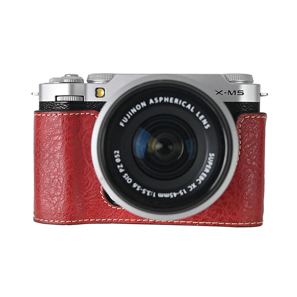 Сумка для камери XM5 Шкіряний чохол-половина корпусу для Fujifilm XM5 Fuji X-M5 Кришка з нижнім отвором
Сумка для камери XM5 Шкіряний чохол-половина корпусу для Fujifilm XM5 Fuji X-M5 Кришка з нижнім отвором