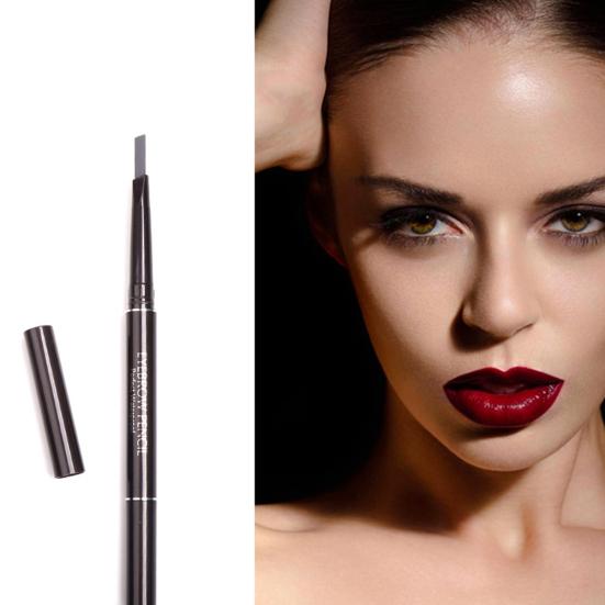 MIXDAIR Двухголовая водонепроницаемая долговечная ручка-карандаш для бровей с кистью 
MIXDAIR Двухголовая водонепроницаемая долговечная ручка-карандаш для бровей с кистью