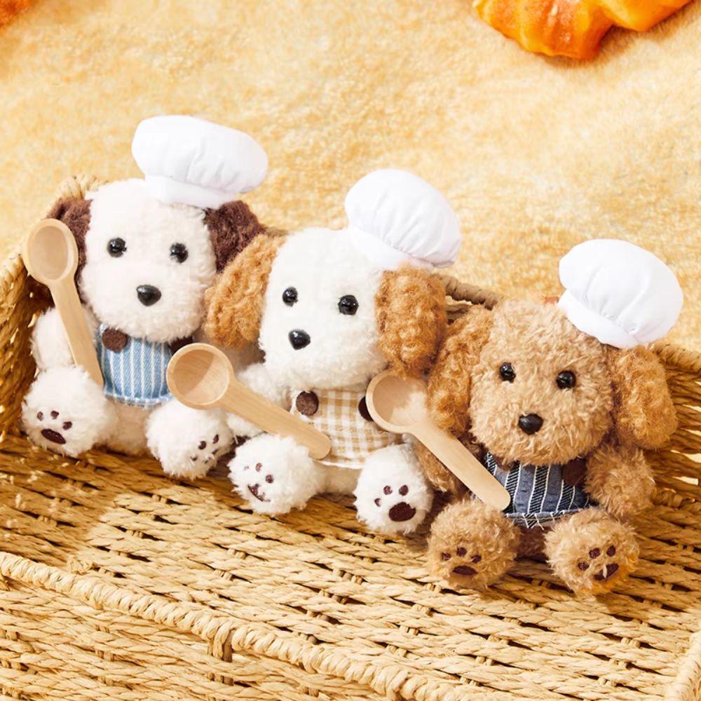 Soft Chef Style Dog Plush Keyrings Girl Heart Stuffed Animals Backpack Keyrings Hanging Accessory Style A
Soft Chef Style Dog Plush Keyrings Girl Heart Stuffed Animals Backpack Keyrings Hanging Accessory Style A