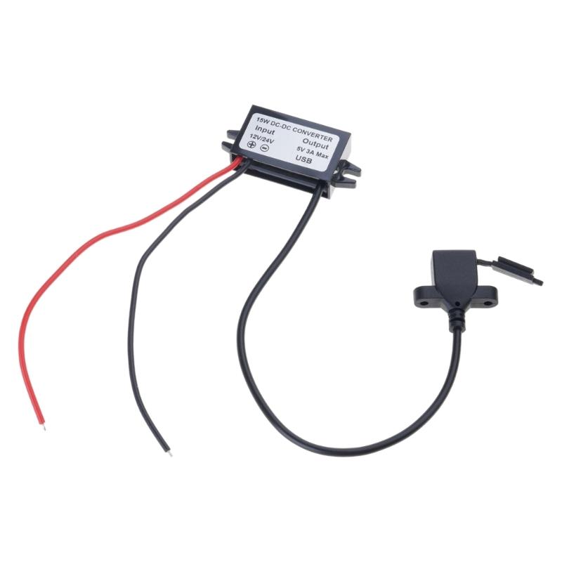 Double USB A Port 12V to 5V Power Adapter Waterproof Designs USB Charges Modules Simple Installation ABS for Vehicle Use 1
Double USB A Port 12V to 5V Power Adapter Waterproof Designs USB Charges Modules Simple Installation ABS for Vehicle Use 1