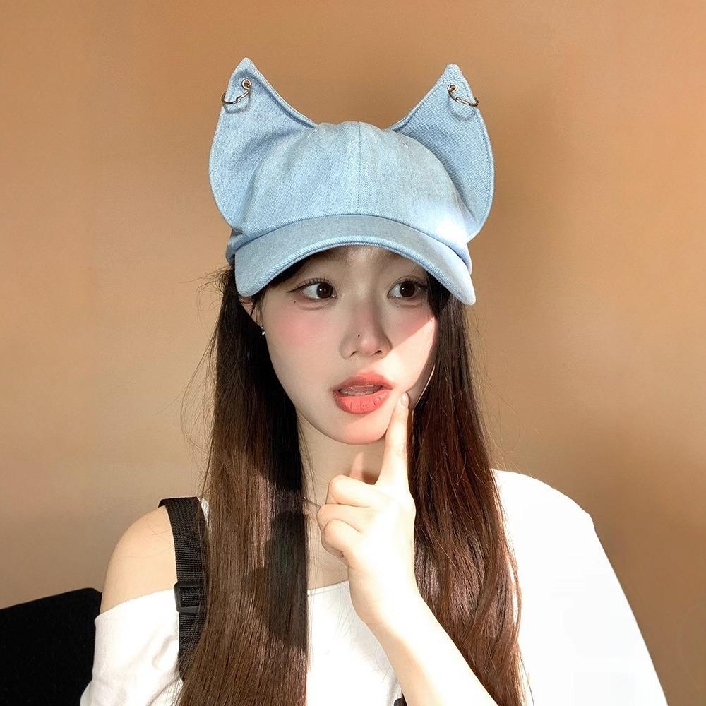 Sunscreen Cat Ears Baseball Cap Y2k Sun Hat Korean Women Peaked Cap Female Style 2
Sunscreen Cat Ears Baseball Cap Y2k Sun Hat Korean Women Peaked Cap Female Style 2